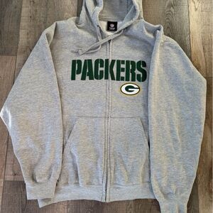 NFL Green Bay Packers Gray Team Apparel Hoodie